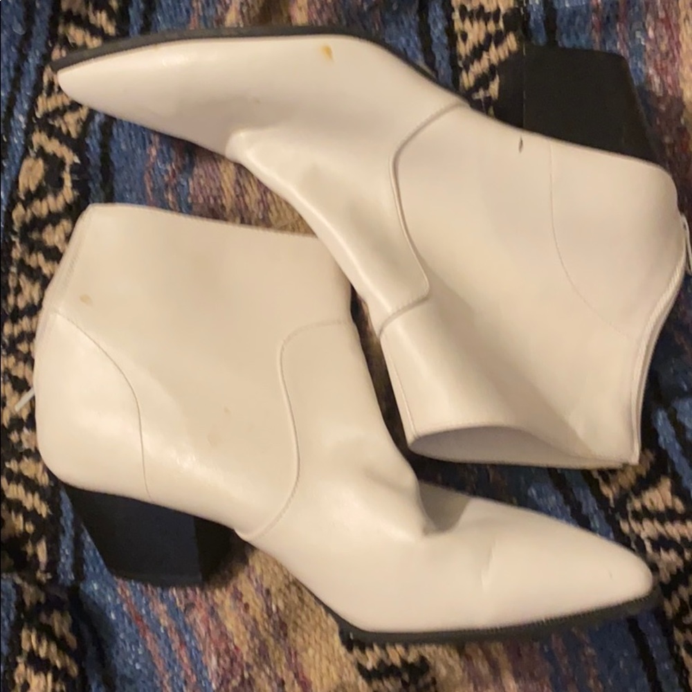 Charlotte Russe White Booties